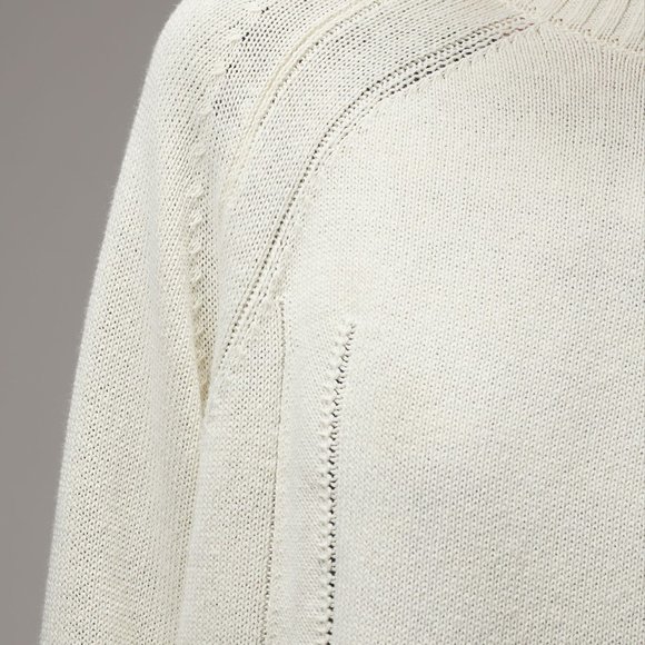 Ladies' Ribbed Sweater FUCHSIA (LYK-005) - Picture 4 of 7